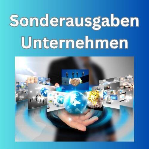 Sonderausgaben Unternehmen